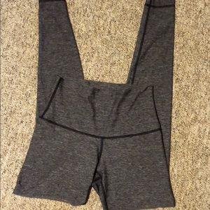 Grey Hi-Rise Lululemon Wunder Under Pant